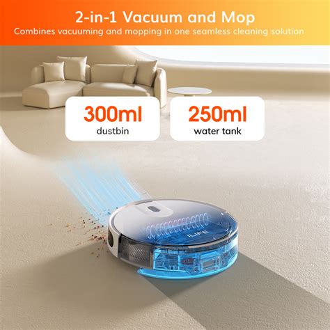 ILIFE V20 Dry & Wet Robot Vacuum Cleaner and Mop - New Launch