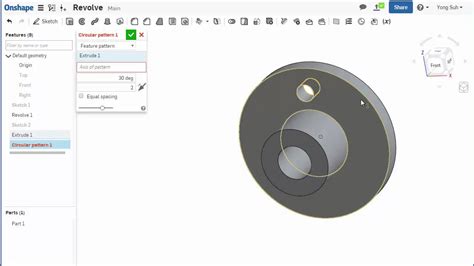 Image result for Onshape Tutorials Pattern Geometry Chapter 5