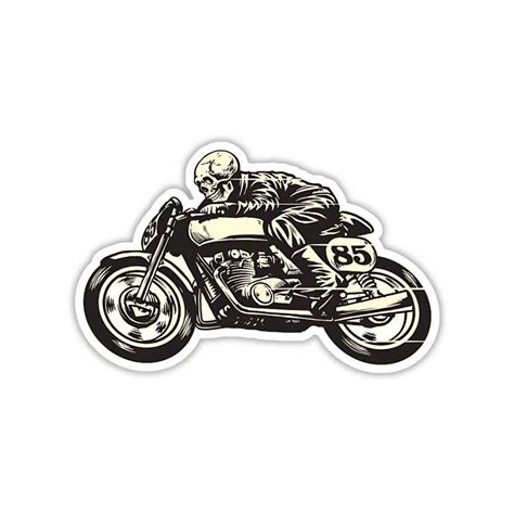 Skeleton Riding Bike Sticker – sticckiz.com