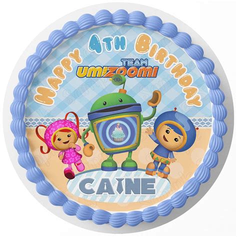 Team Umizoomi Rd Edible Image Cake Topper Birthday Sheet Decal ...