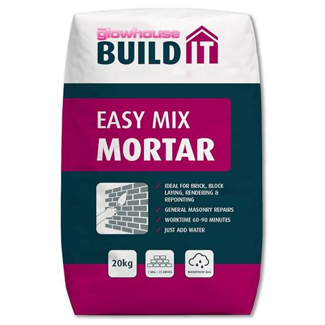 The Glowhouse Easy Mix Mortar Just Add Water Ready Mixed For Brick ...