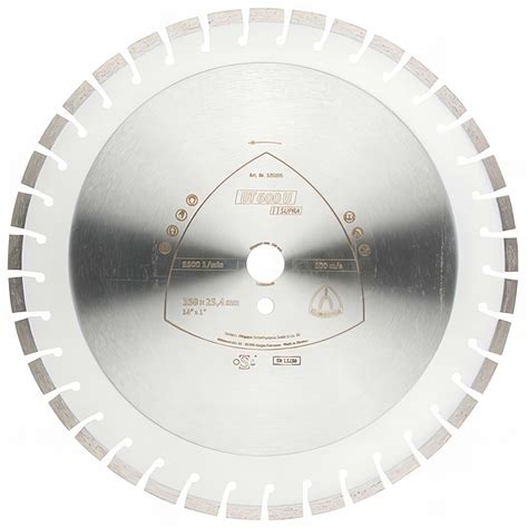 Disque diamant SUPRA DT 600 U D. 350 x 3 x Ht. 10 x 30 mm - Béton armé ...