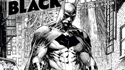 Batman Black And White Comic Logo