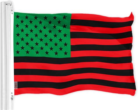 Amazon.com : 1967 Black American US Heritage Flag - Vivid Color and ...
