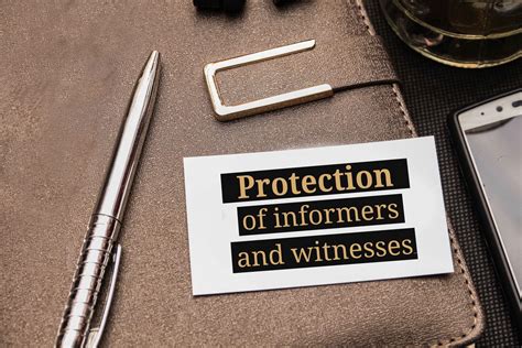 Protection of informers and witnesses - Financial Crimes Commission