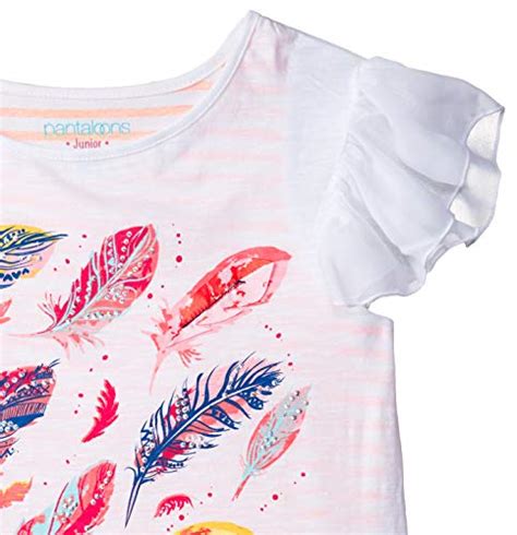 Buy Pantaloons Junior Girl's Floral Regular fit T-Shirt (110049215 ...