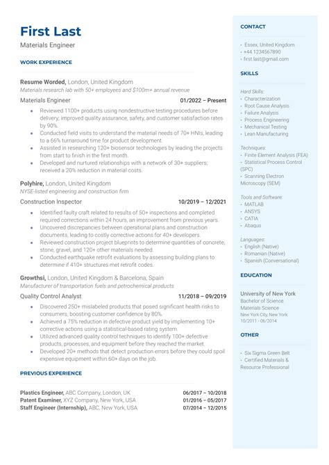 Facilities Engineer Resume Examples for 2026 | Resume Worded