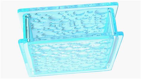 Blue Bubbles Glass Block 3D model | 3D Molier International