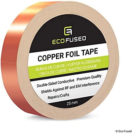 Premium Adhesive Copper Foil Tape - Double-Sided Conductive - 1 inch ...
