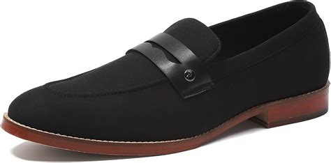 Monte Carlo Mens Solid Slip on Micro Fiber Penny Loafers (201823FW ...