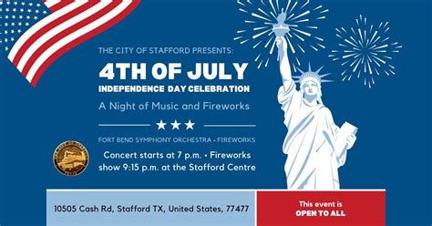 Stafford Freedom Independence Day Celebration, 10505 Cash Rd, Stafford ...