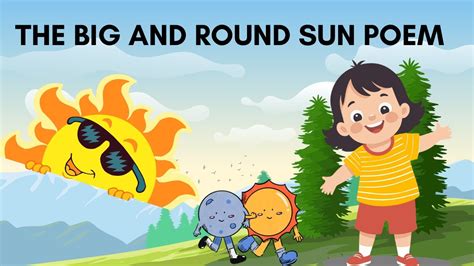 "The Big and Round Sun Poem for LKG & UKG Kids | Fun Nursery Rhymes for ...