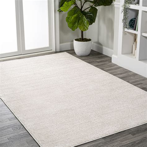 JONATHAN Y SEU100D-14 Haze Solid Low-Pile Indoor Area Rug, Coastal ...