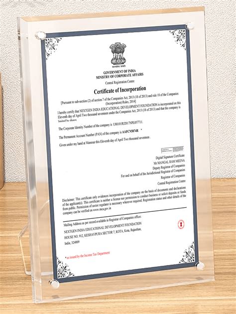 NIED | Approvals & Legitimate
