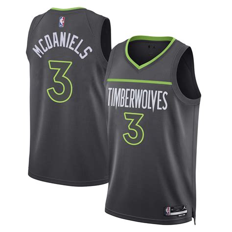 Jaden Mcdaniels Men’s Minnesota Timberwolves Swingman Statement Jersey ...