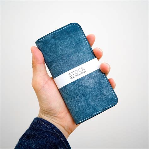 SIMPLE SMARTPHONE CASE [ ALASKA_ Turquoise ] | STOCK LEATHER & GOODS