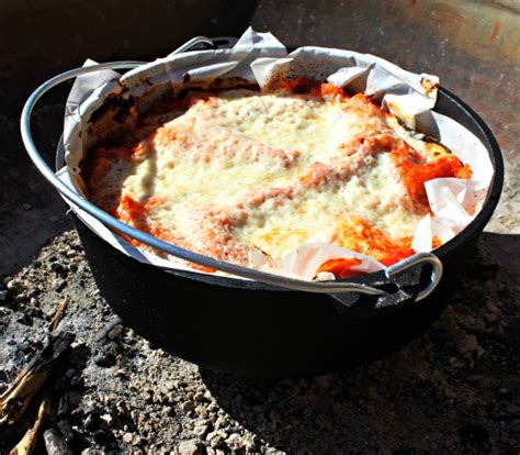 Dutch Oven Vegetarian Lasagna   Trek Southwest