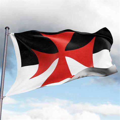 Knights Templar Cross Flag | Templar Cross