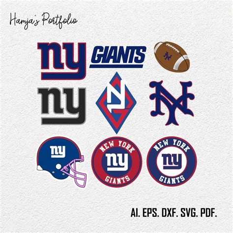 New York Giants Logo SVG ll Sport vector logo set - MasterBundles