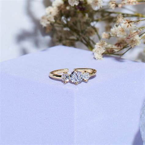 Diamond Knots Golden Ring | Salty – Salty Accessories
