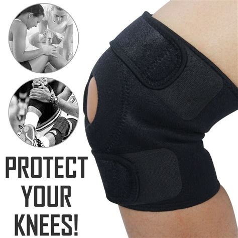 1PCS Adjustable Sports Training Elastic Knee Support Brace Patella Knee ...