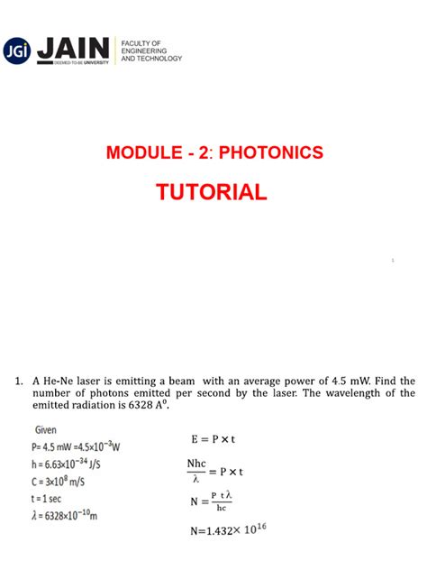 Image result for Photonics Tutorial