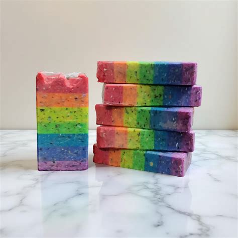 Rainbow Confetti Cold Process Soap – Suffuse Soaps