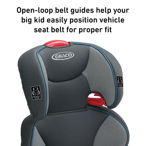 Buy Graco TurboBooster LX High Back Booster Car Seat, Matrix Gray ...
