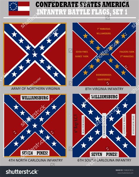 Historic Flag Us Civil War 1860s 스톡 일러스트 1508267816 | Shutterstock