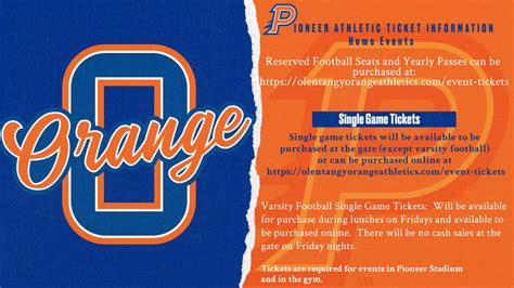 Orange High School Football Logos