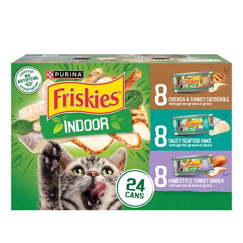 Purina Friskies Variety Pack, Wet Cat Food, 5.5 oz Cans, 24 Pack ...