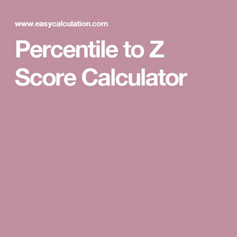 z score in data science