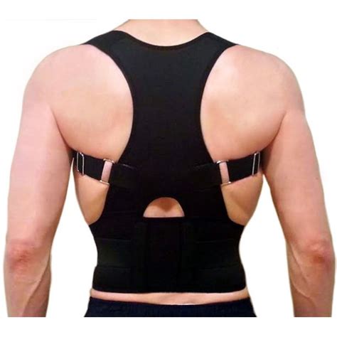 Posture Correction and Back Pain Support Fully Adjustable Back Brace ...