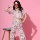 Gulabi Leaf Purple Cotton Printed Premium Co-ords Set Price in India ...