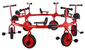 Preschool Pedal Tricycle car Four/six Seats 360 Spin |for Backyard ...