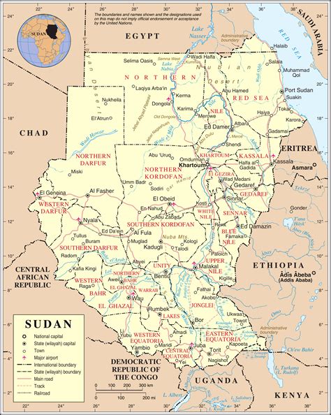Maps of Sudan | Map Library | Maps of the World