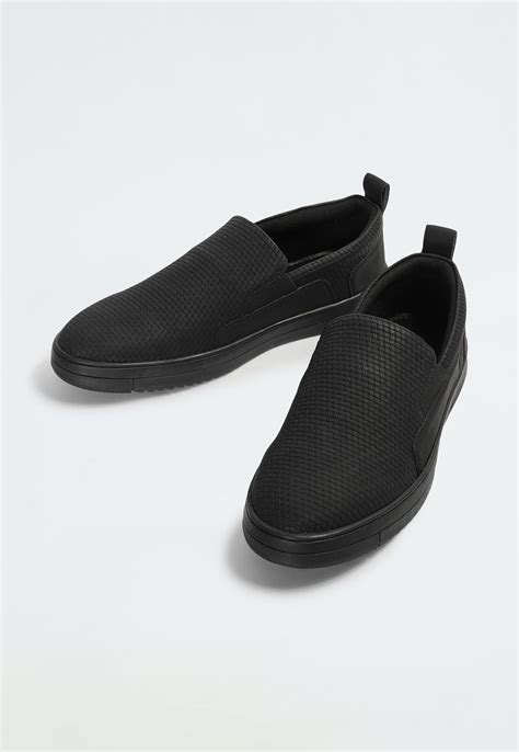 Buy Men Woven Textured Slip-On Shoes Online at just Rs. 1299.0 ...