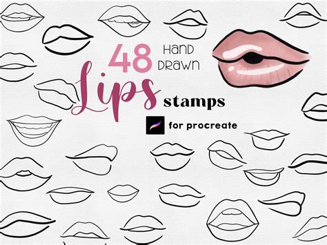 Image result for Drawing Lips Procreate
