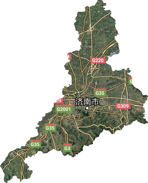济南市卫星地图数据资源,济南市地图数据