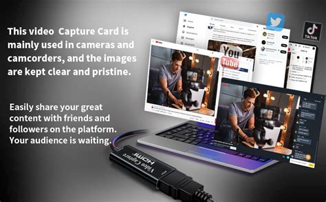 RyzCare 4K HDMI Video Capture Card, Game Capture Card, Cam Link Card ...