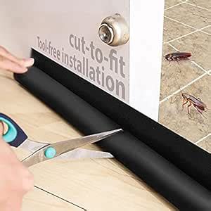 Lazy Monk Door Draft Stopper 36 Inch Soundproofing Door Bottom ...