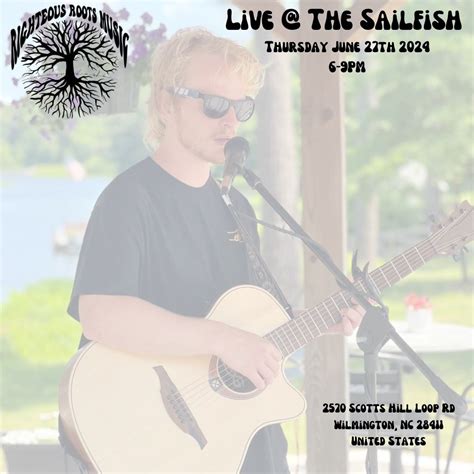 Righteous Roots @ The Sailfish (Solo), The Sailfish, Bayshore, 27 June ...