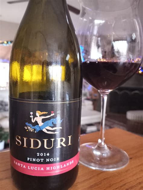 Siduri Pinot Noir 2014 – Vine to Table
