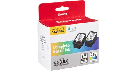 Canon PG-275 XL / CL-276 XL Ink Value Pack for PIXMA 4981C008