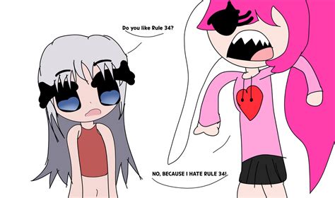 Girl with white hair and blue eyes who liking r34 by naganochan2023 on ...