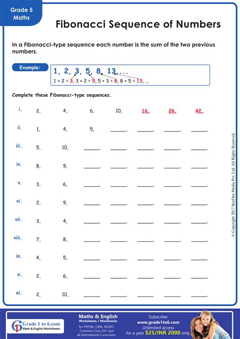 Fibonacci Sequence Worksheet Fibonacci Day Poem Activity