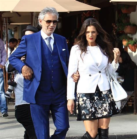 Andrea Bocelli Photos Photos - Andrea Bocelli and His Wife Grab Lunch ...