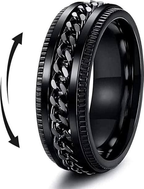 Black Ring For Men - Buy Black Ring For Men online at Best Prices in ...