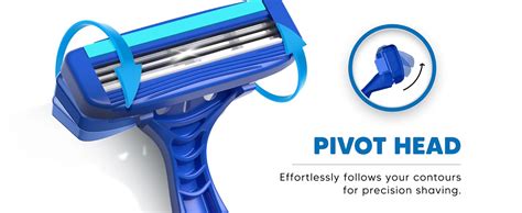 LetsShave Pro 3 Plus Disposable Shaving Razors for Men, Pack of 5 ...
