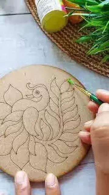 XAZE CRAFT Premarked RANGOLI Cutouts for DIY Craft Work Home Decoration ...